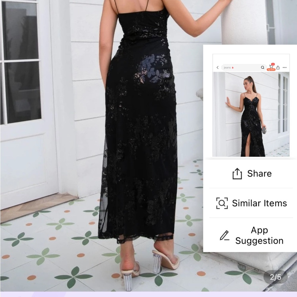 Elegant Black Evening Dress
